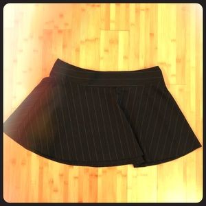 Full flare Bissou Bissou pin-striped skirt